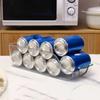 1/2/4Pcs Kitchen Refrigerator Organizer Beverage Storage Box Auto Rolling Can Dispenser Soda Beer Can Holder Fridge Storage Rack