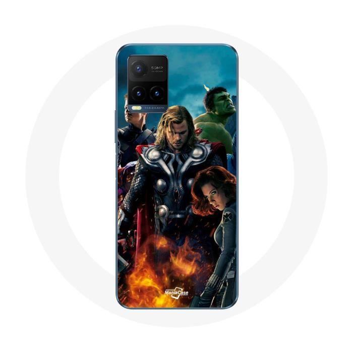 Case for Vivo Y21s 2021 / Y21 2021 Avengers Superhero Movie