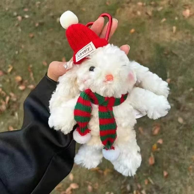 Bonnie Bunny Plush Keychain: Cute Girl Doll Bag Charm & Bestie Birthday Gift