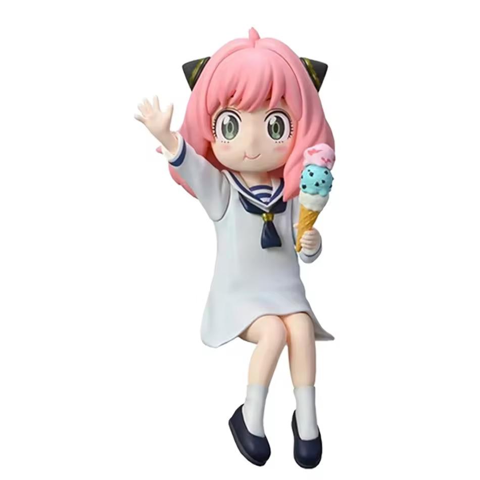 דמות אנימה 14 ס"מ SPY×FAMILY אניה יור פורגר דמות אקשן PVC קישוט שולחן דגם צעצוע מתנה לילדים בובה מתנה