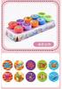 10pcs Cartoon Pattern Stamp Cartoon Smiling Face Children's Clip and Paste Toy Stamp DIY Painting Po Album Decoration