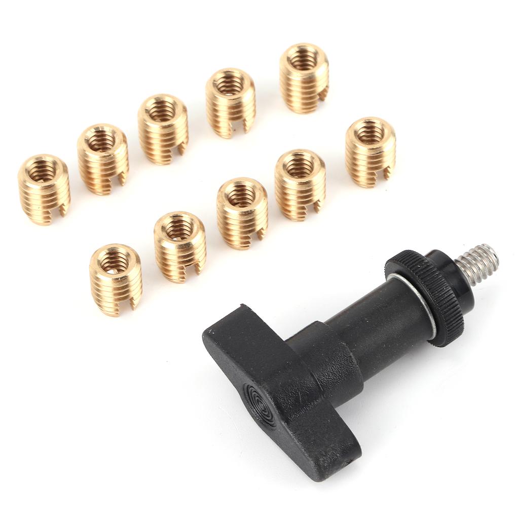 Motorcycle Fairing Insert Repair Kit Brass Bolts Screws WTHandle Installation Tool for Batwing Type