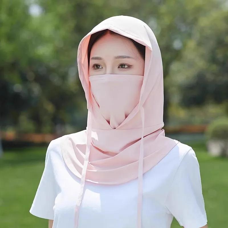 

Women Anti-UV Face Mask Balaclava Sunhat Sun Protection Breathable Full Neck Hood Covers Outdoor Summer Cycling Fishing Hiking