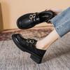 American Retro Small Leather Shoes Women's Autumn 2025 Versatile and Lightweight Japanese Jk Single Shoes Muffin Bottom Platform Loafers