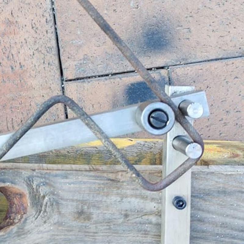 Bending Machine Steel Bar Bender Basket Dustpan Hook Iron Steel Metal Bar Camp Lamp Bracket Manual Accessories