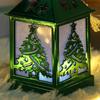 Christmas Simulation Wooden House Lights Christmas Tree Decoration Hut Lights Desktop Ornaments Christmas Tree Ornaments