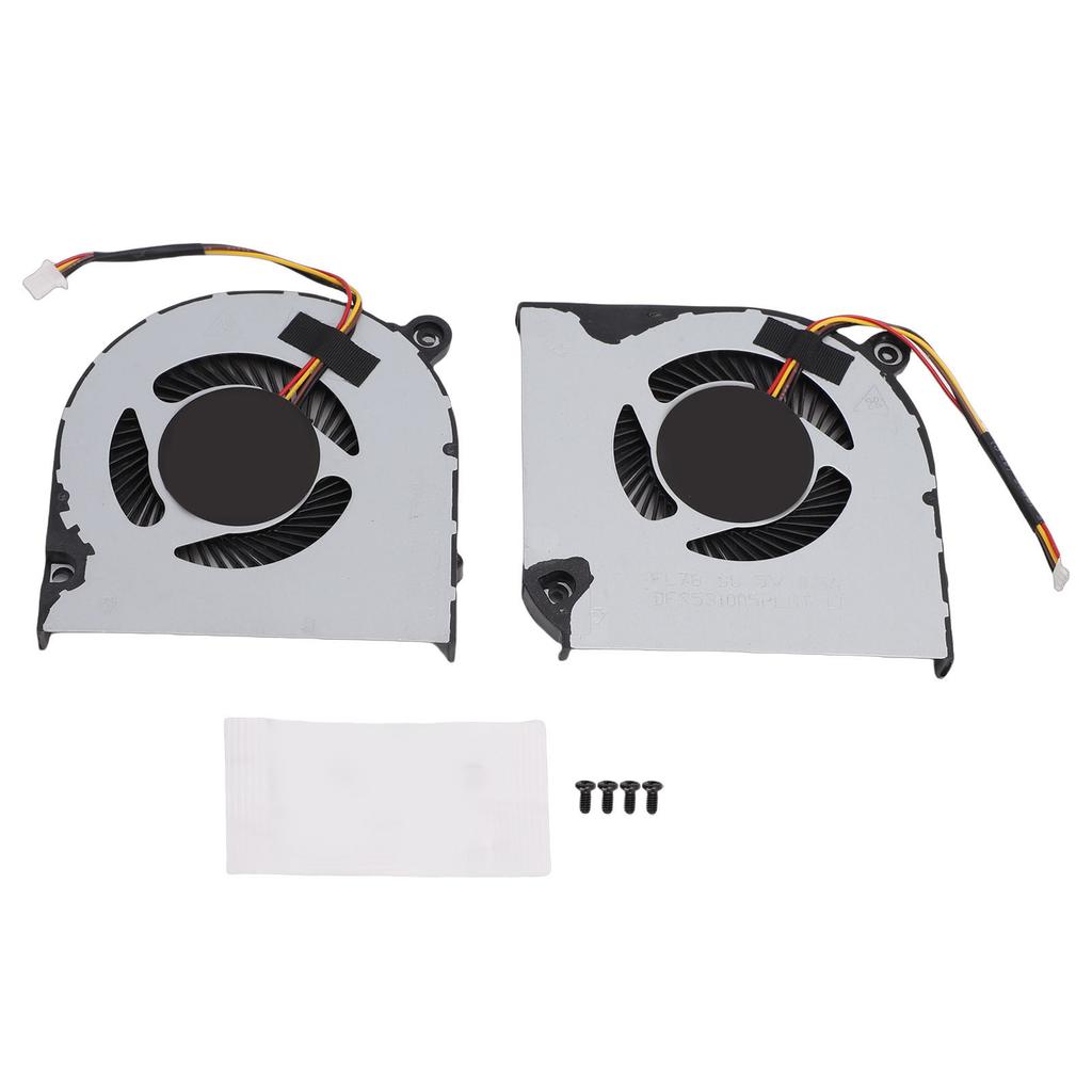 CPU GPU Fan Replacement for Acer AN515 43 AN515 54 AN517 51 AN517 52 Gaming Laptop Cooling Fan with 4Pin Power Connector
