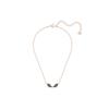 Swarovski Mysterious Bat Moon Double Chain Necklace Women necklace Rose-Gold 5491565