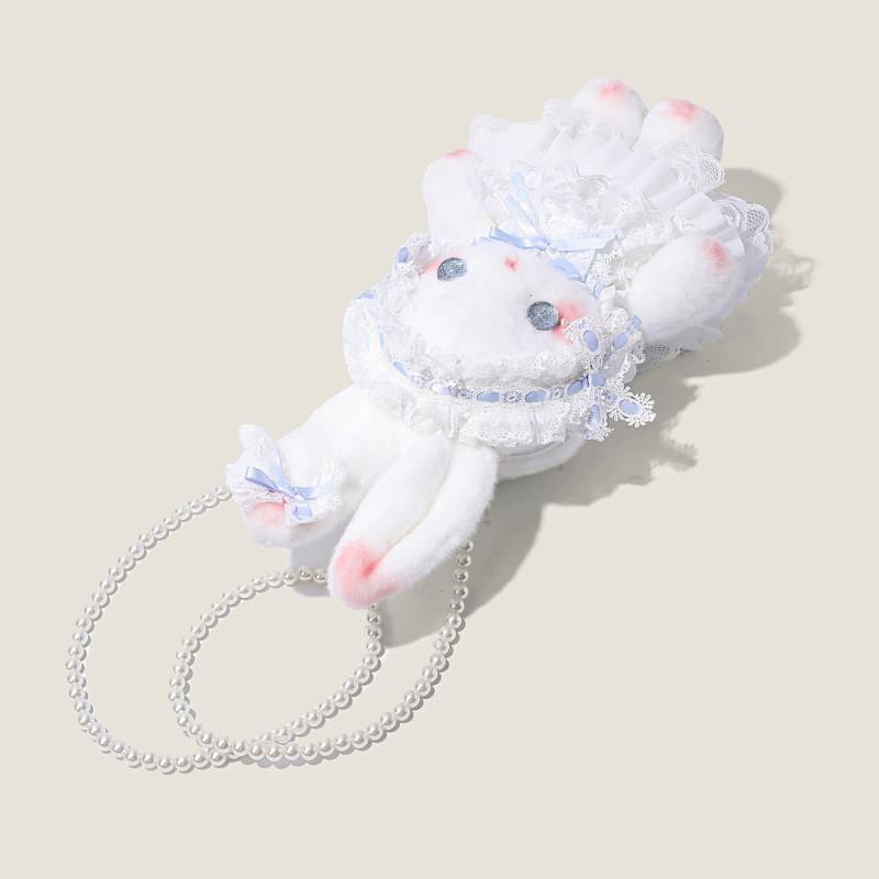 Cute Lolita Rabbit Plush Toy With Polyester Material For Casual Travel Gift For Girls