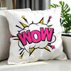 Pop PPop Art Text Cushion Cover Cushion Cover Set Pcs x x x Pillowcase Decorative Sofa Home Decor