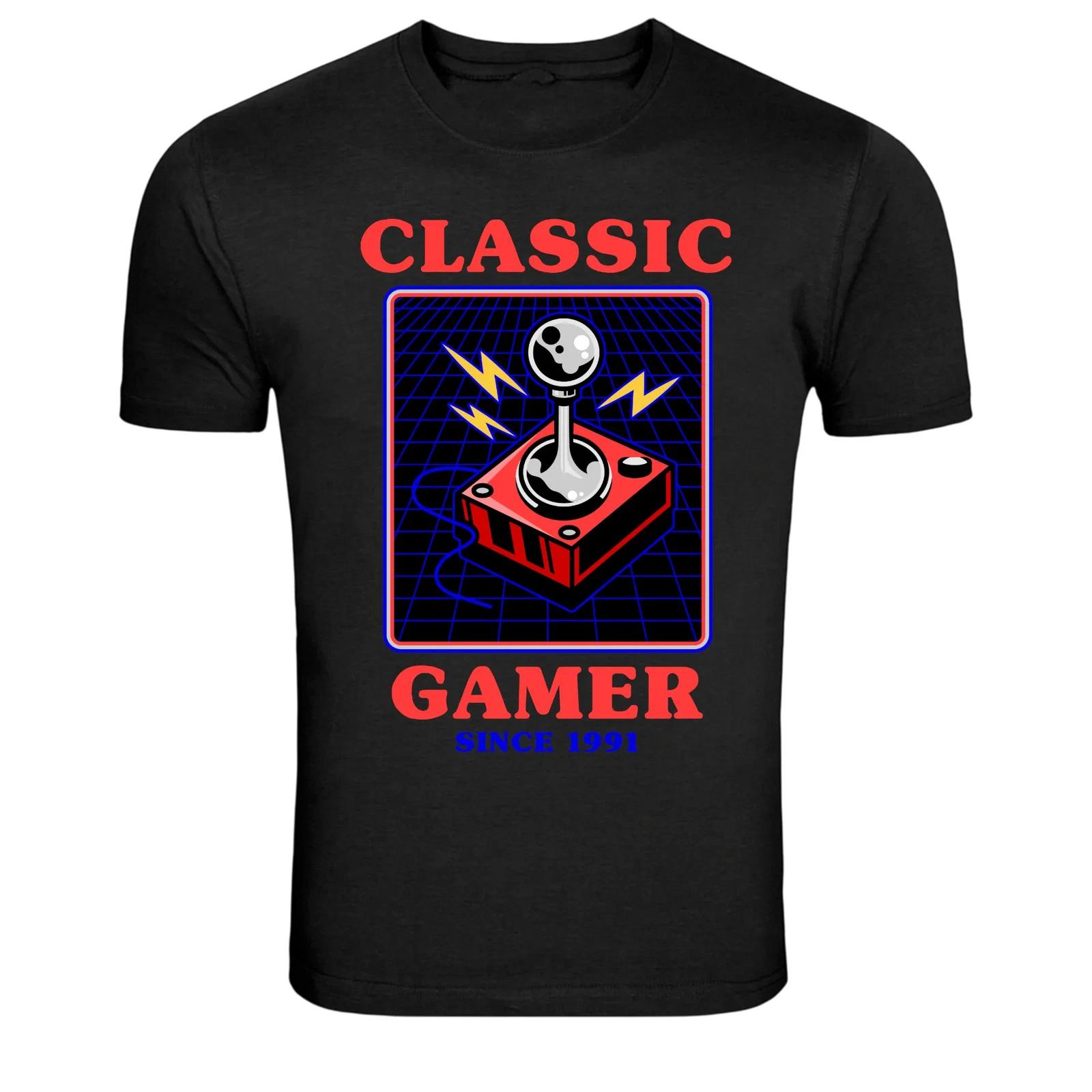 8 Bit Games Retro Controller Gaming Graphic T-Shirt XL