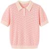 Girl's Knitted Polo T-Shirt