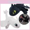Toothless Dragon Helmet Sucker Plush Motorcycle Decoration 20cm Black