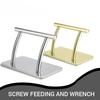 1PC Barber Salon Chair Accessory Movable Stainless Steel Foot Rest Comfortable Pedal Universal Chair Fitting for Hairdressing