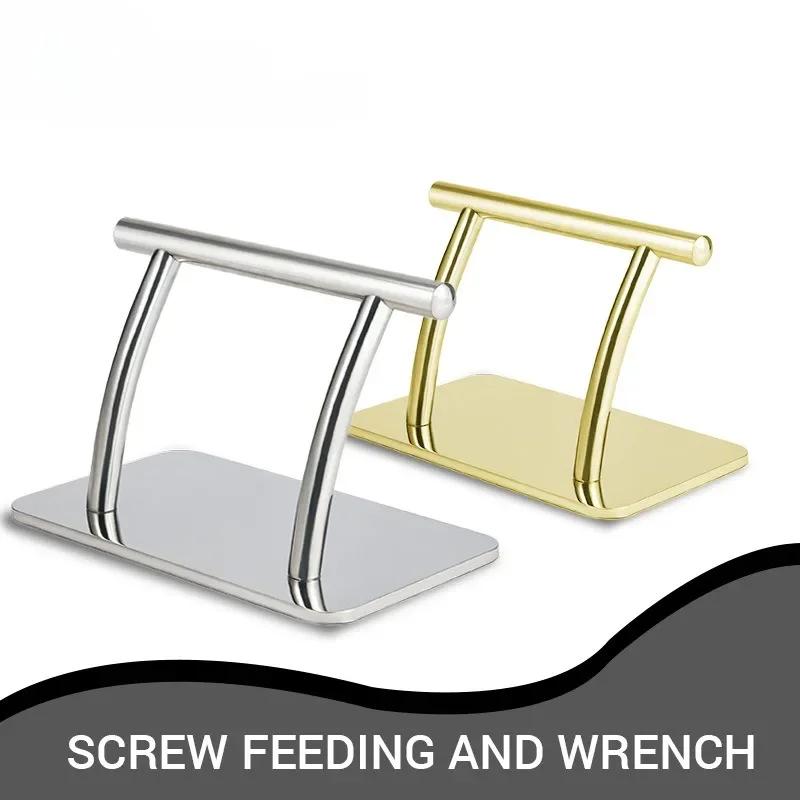 1PC Barber Salon Chair Accessory Movable Stainless Steel Foot Rest Comfortable Pedal Universal Chair Fitting for Hairdressing