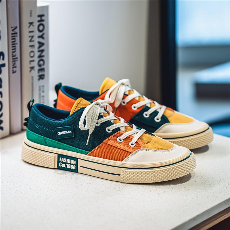 

Парусиновые туфли в тон, мужская обувь, лето 2025, новая нишевая дышащая трендовая универсальная спортивная и повседневная обувь 39