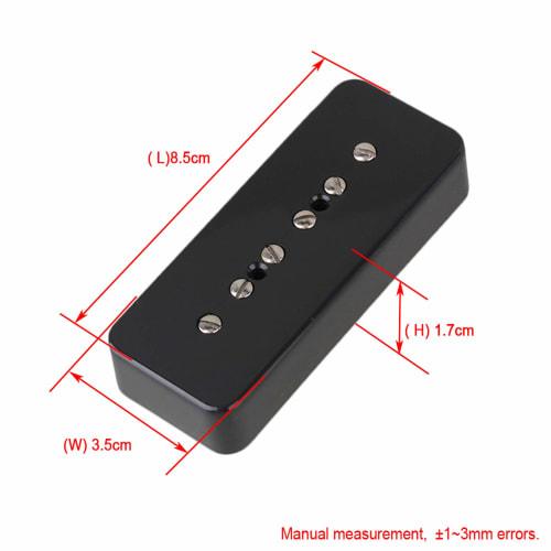 Yibuy Black Kit Set Electric Guitar Pickup Bridge and Neck Pickup 8K