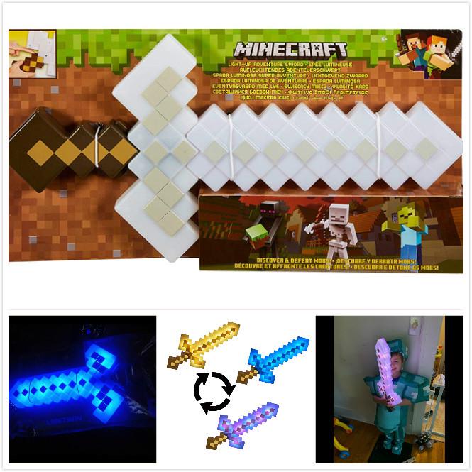 Minecraft 2-in-1 Transforming Sword and Pickaxe Toy - Hot Seller Gift