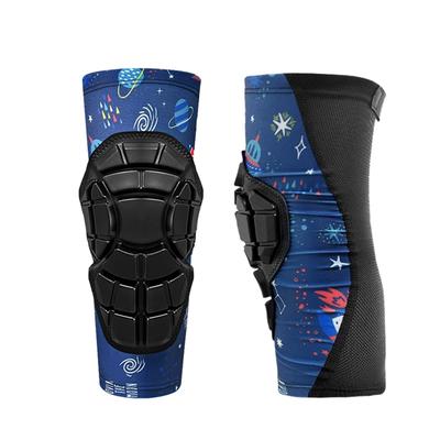 Knee Protectors for Knee Left and Right Injury Shock Easy To Put On and Take Suitable for Mountain Kick and Other for 2 Colors Kids, Bicycles, Pads,