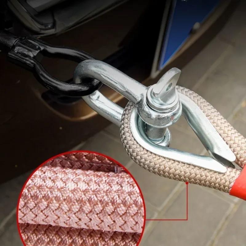 Car Towing Rope Rough Hauling Rope for Off-road Truck Rescue Rope for Vehicle Outdoor Emergency Rescue Rope, Car Rescue Tool