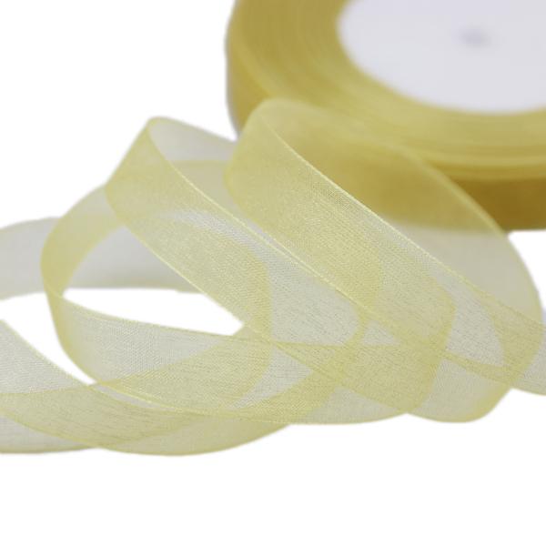 

(50 yards/roll) 12mm organza ribbons wholesale gift wrapping decoration Christmas ribbons золотой