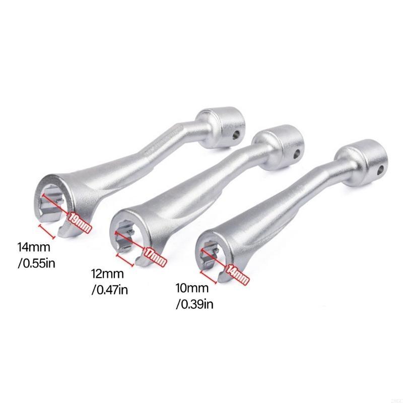 28GC Not Corrosion Fuels Injector Pipe Spanner 14/17/19mm Wrench Tool for Longevities