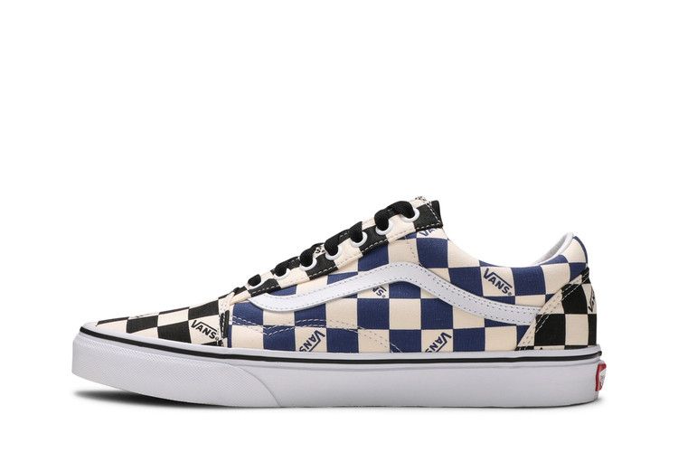 Vans Old Skool 'Big Check Black Navy' Men's Sneakers