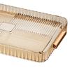 Large Capacity Water Drainage Tea Tray Plastic Material Tea Cup Drain Tray  Home Living Room