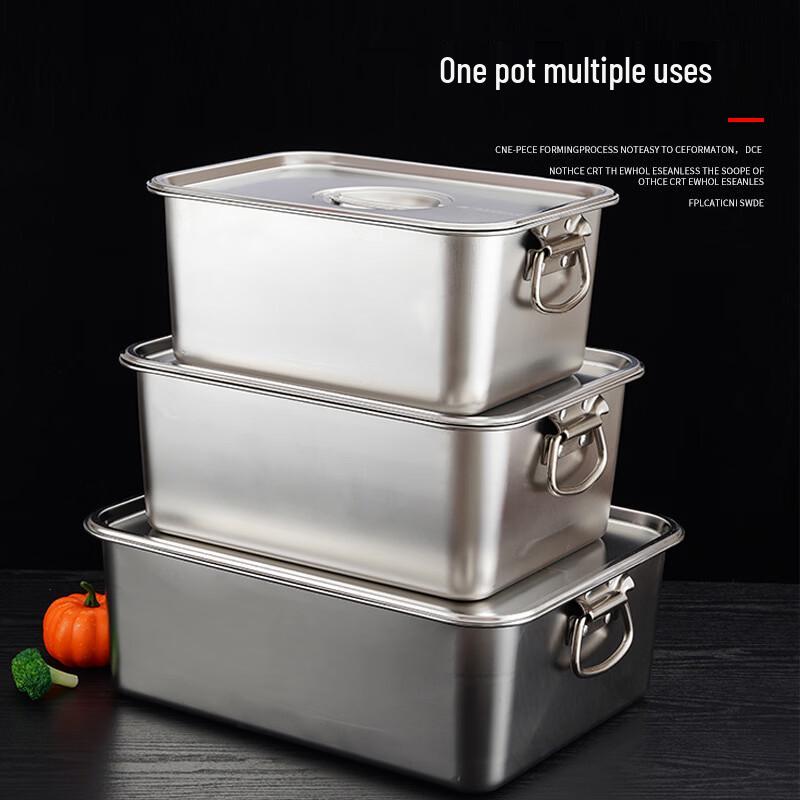 Handon Stainless Steel Food Pan with Handle