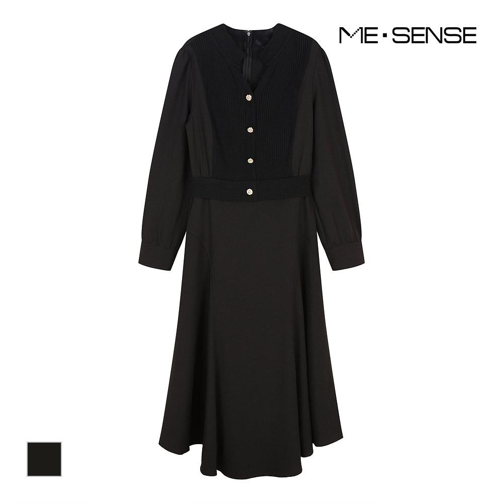 MESENSE Color-Block Knit Dress_Mb4Xopmd04Z