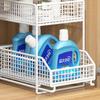 Under-Sink Storage Rack for Bathroom Cabinet