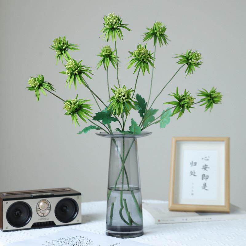 Artificial of Single Branch Multi Grain Fruit Green Plants Living Room Wedding Background Wall Decoration Balcony Decoration Hairpin Material Celery
