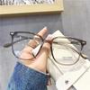 Vintage Square Frame Ladies Myopia Glasses Fashion Trendy Blue Light Blocking Minus Eyewear Finished Prescription Near Sight
