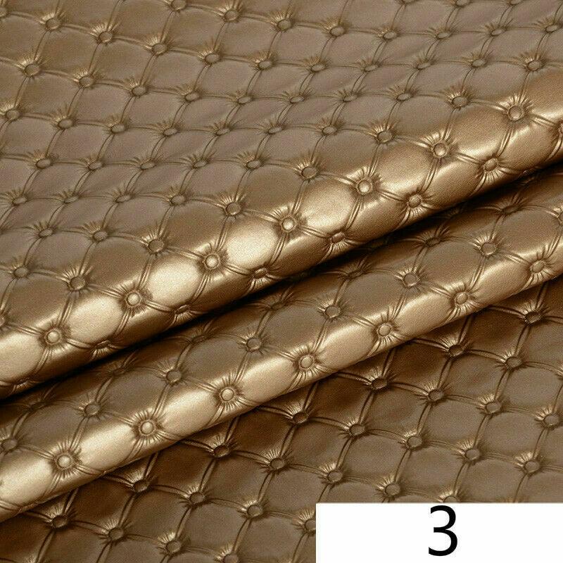 100x138cm Ražená PU kůže Umělá Syntetická Kůže Látky na Šití DIY Taška Pohovka Dekorace do Auta Domácí Čalounický Materiál