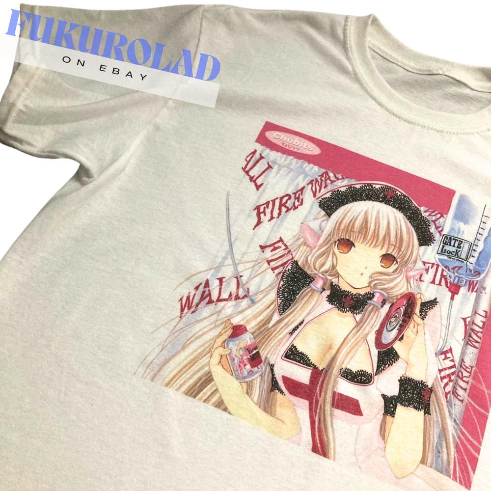 

Chobits ANTIVIRUS Nurse Chii Anime UNISEX T-Shirt Tops Tee - GILDAN - high quality print 4XL