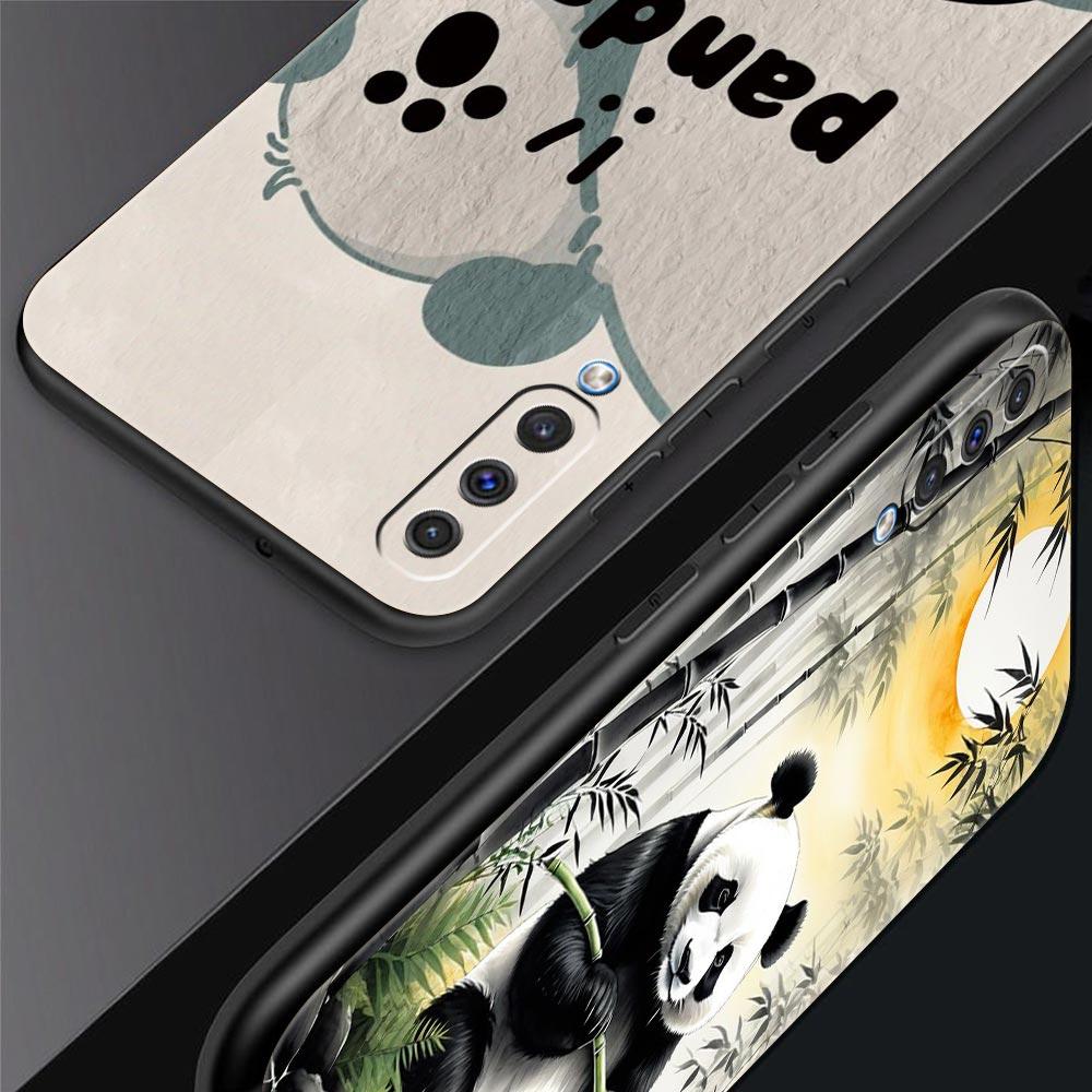 Baby Panda Phone Case for Samsung Galaxy A56 A36 A26 A16 A34 A24 A42 A22 A20 A12 A40 A30 A10 5G Soft TPU Cover Shell Fundas Bags