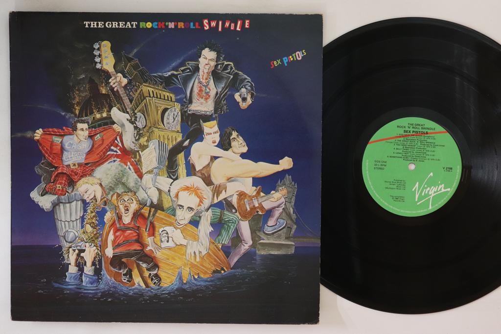 LP Record SEX PISTOLS - Great Rock N Roll Swindle V2168 VIRGIN 1980 UK Rock Used