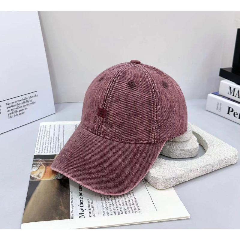 

25 Early Autumn New Smiley Smiley Denim Baseball Cap Casual Simple Personality Versatile Cap Men красный