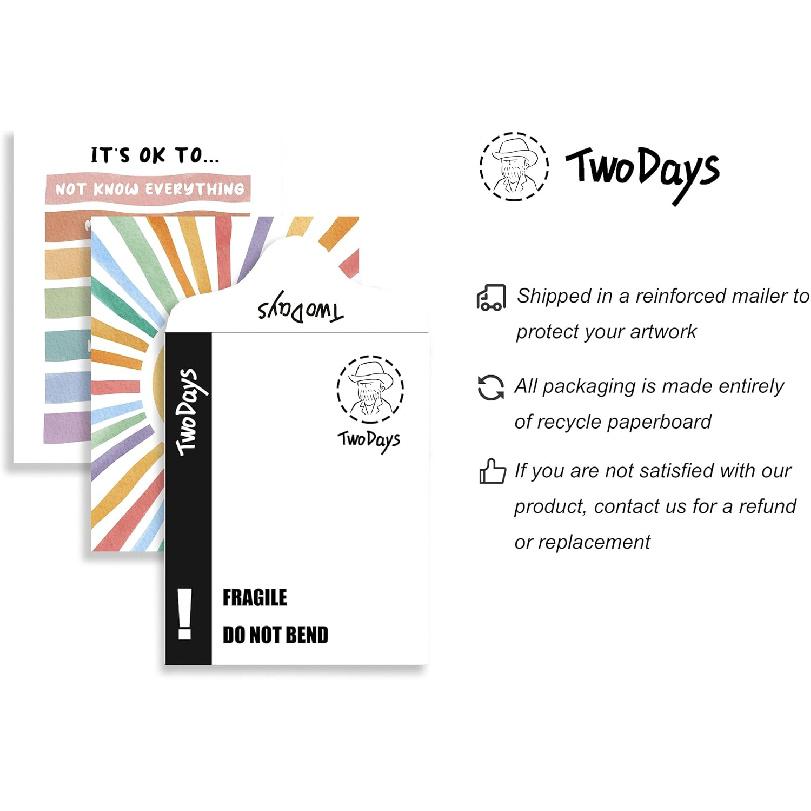 TwoDays Positive Affirmations Room Decor for Kids, Boho Classroom pirational Wall Art for Toddler Girls Playroom, I Am Kind Brave Posters for Baby