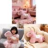 Handmade Pink Pony Plush Toy With Soft Short Plush For Kids Bedroom Decor And Gift