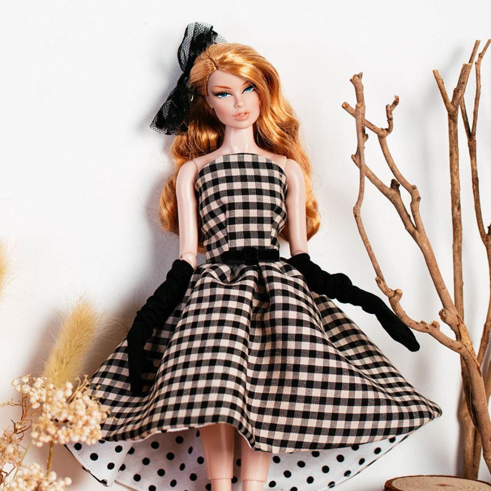 Luxury Black Lace Dresses DIY Toys Accessories Set  For 30cm Supermodel Doll/for 1/6 BJD Dolls