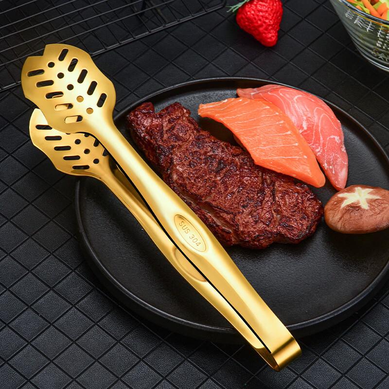 

SMVP 304 Stainless Steel Golden Dragon Fish Food Tongs