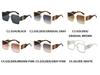 Women's Oversized Square Metal Frame Sunglasses: European & American Trend 3726