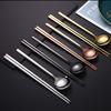 Tableware Dinnerware Spoons Chopsticks Stainless Steel Soup Spoon  for Student Home Kitchen Office