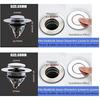 Universal Pop Up Valve Plug Drain Filter Drain Fitting Sink Bounce Drain Plug Bounce Drain Filter Sink Drain Plug Stopper with Basket