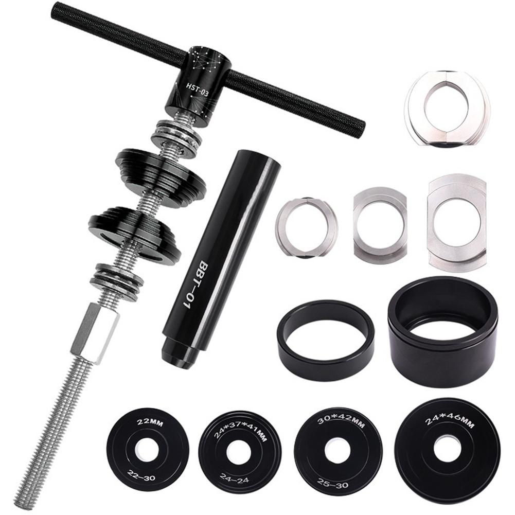 Bicycle Bottom Bracket Bearing Install Removal Tools Headset Press-in Tool Road Bike black #1