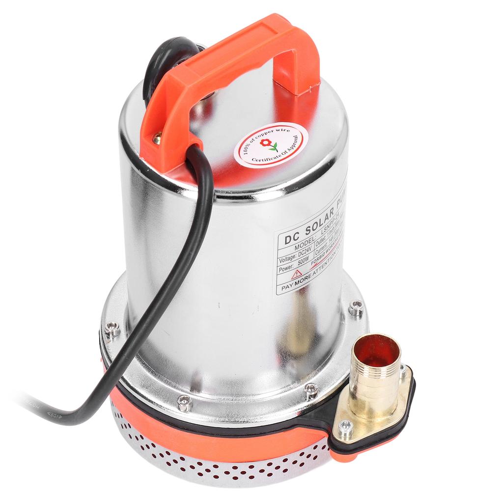 Tauchpumpe Solar High Head Alle Kupferdraht Motor Tiefbrunnen Wasserpumpe DC24V
