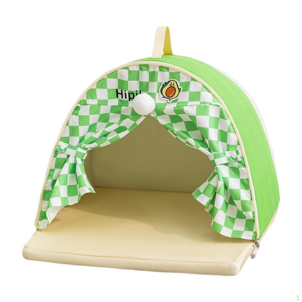 Pet Tent Cat Bed Spring and Summer Sofa Kittens Soft Indoor/Outdoor Puppy Cave Nest Kennel Cute