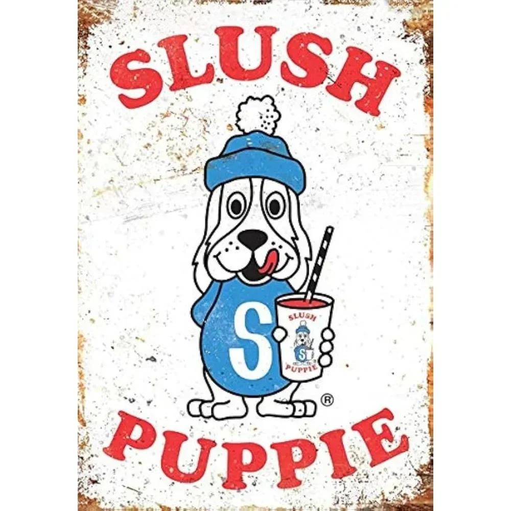 

Slush Puppie Vintage Style Sign - Durable Farmhouse Decor, Perfect Christmas Gift for Bedroom 20x30cm（7.8x11.8inch）