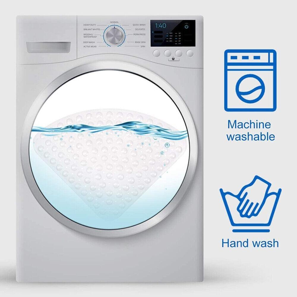 1PC 54x54 Cm Non Slip Shower Mat with Suction Cups Rubber Corner Anti Mold Bathroom Safety Floor Mat Bathroom Carpet Bath Rug